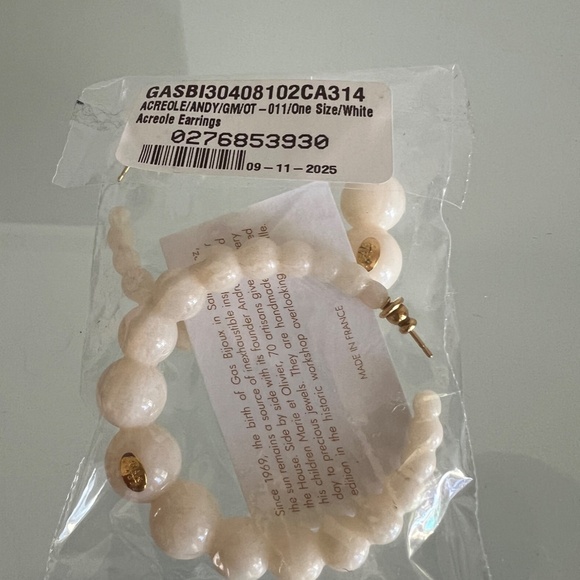 GAS BIJOUX Acreole Andy Hoop  Earrings - Picture 9 of 10